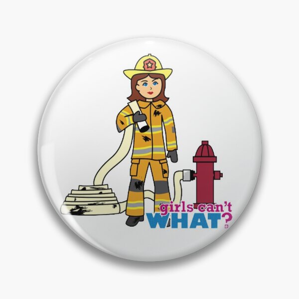 Item preview, Firefighter Girl - Girls Can't What? designed and sold by Peace Cyebukayire.
