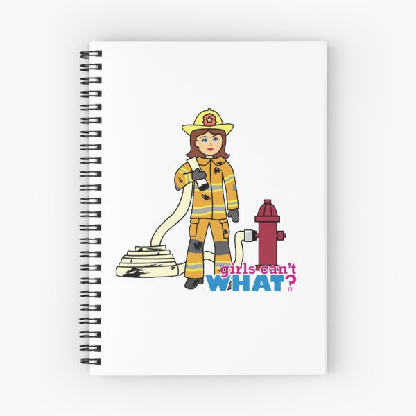 Item preview, Firefighter Girl - Girls Can't What? designed and sold by Peace Cyebukayire.
