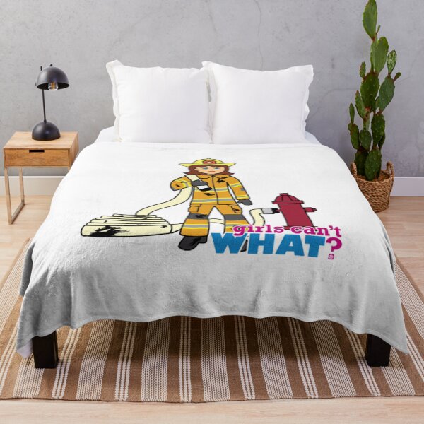 Item preview, Firefighter Girl - Girls Can't What? designed and sold by Peace Cyebukayire.