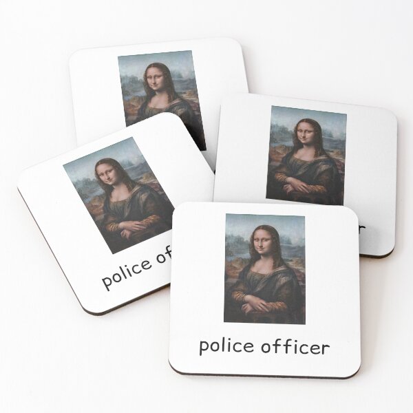 Item preview, police officer designed and sold by IMakeZeroSense.