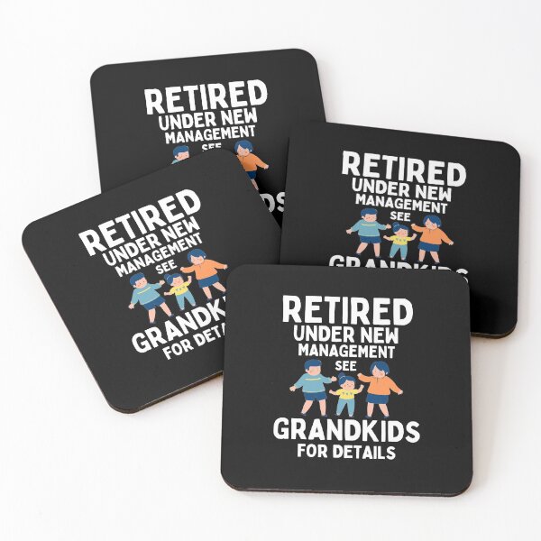 Item preview, Retired Under New Management See Grandkids For Details designed and sold by Joy Poddar.