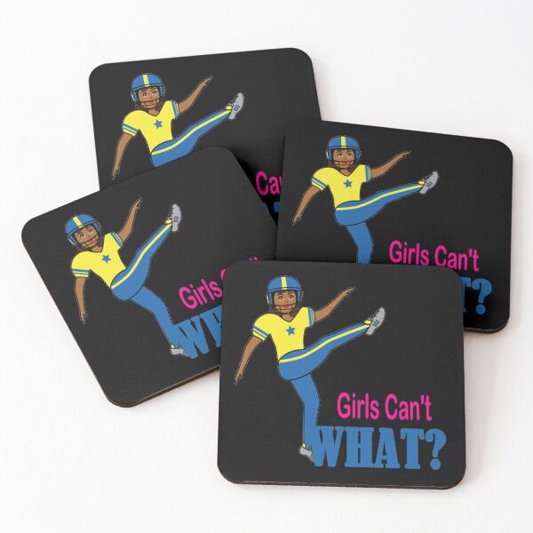 Item preview, Football Girl - Girls Can't What? designed and sold by Peace Cyebukayire.