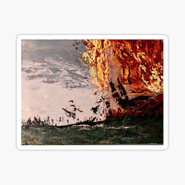 Pet Sematary - Beside Fire Sticker