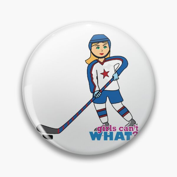 Item preview, Hockey Girl - Girls Can't What? designed and sold by Peace Cyebukayire.