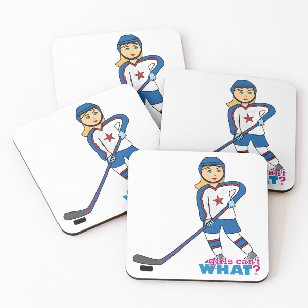 Item preview, Hockey Girl - Girls Can't What? designed and sold by Peace Cyebukayire.