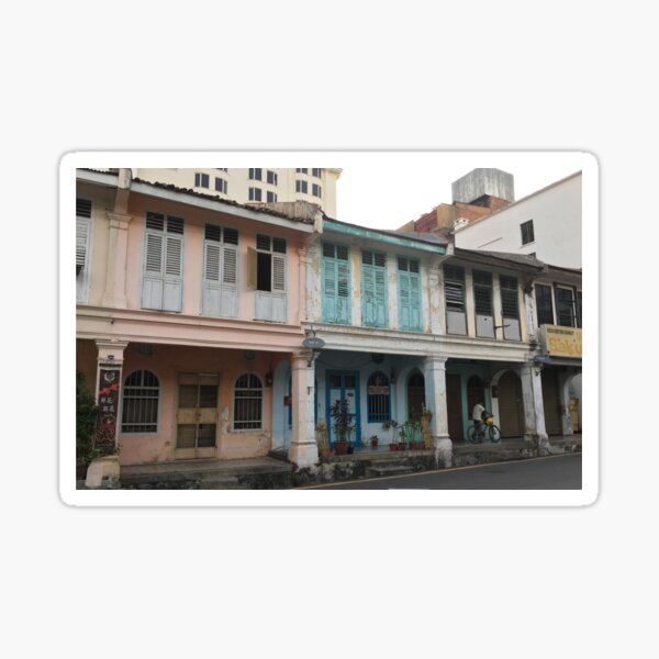 Houses in Penang Sticker