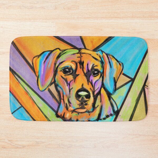 Item preview, Rhodesian Ridgeback Watercolor Portrait designed and sold by k9printart.