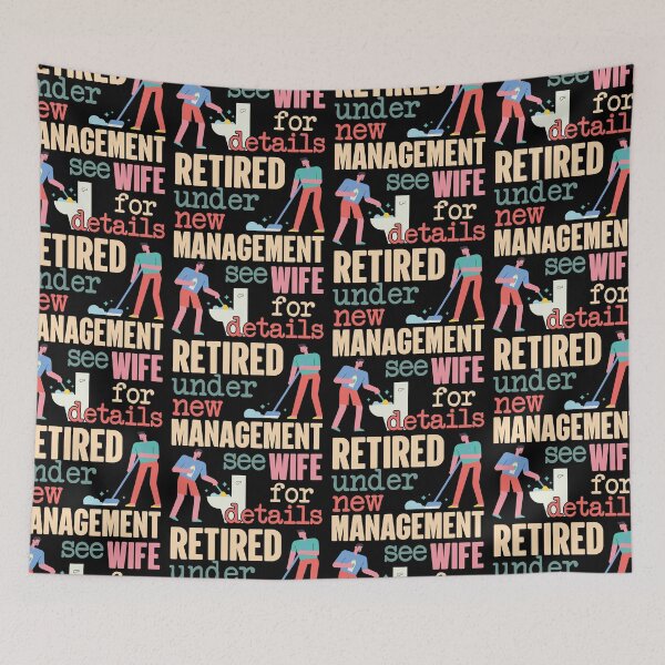 Item preview, Retired Under New Management See Wife For Details | Retirees  designed and sold by GravitiTees.