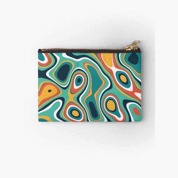 Item preview, Psychedelic Abstract Colorful Wavey Shapes Pattern designed and sold by GeekHeadDesigns.