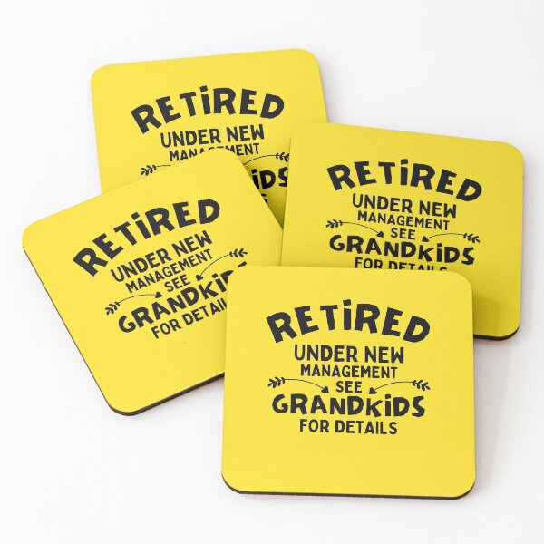 Item preview, Retired Under New Management See Grandkids For Details designed and sold by Joy Poddar.
