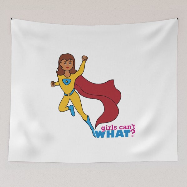 Item preview, SuperHero Girl - Girls Can't What? designed and sold by Peace Cyebukayire.