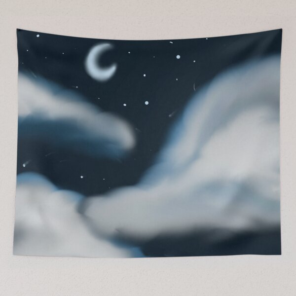 Item preview, Cresent moon, Starry night designed and sold by crgart.