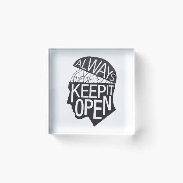 Item preview, Always keep it open - Psychology Design designed and sold by Psychologist's Inventory.
