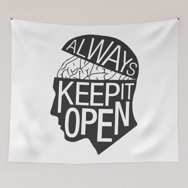 Item preview, Always keep it open - Psychology Design designed and sold by Psychologist's Inventory.