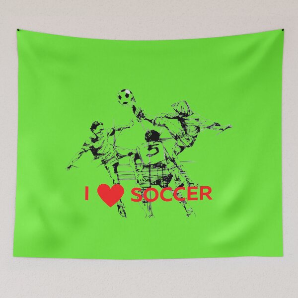 Item preview, I Love Soccer designed and sold by artbymurray.