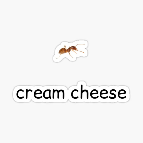 cream cheese Sticker