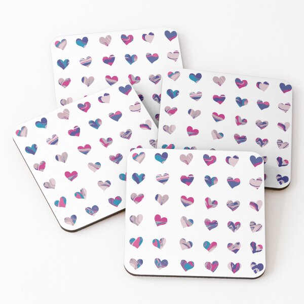 Item preview, Colorful Vintage Hearts designed and sold by Moon Dust.