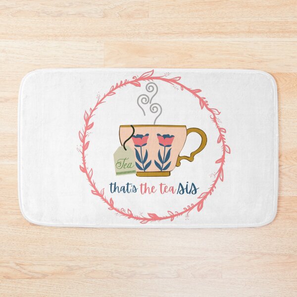 Item preview, That’s the Tea Sis Teacup and wreath  designed and sold by Dollfacedesign.