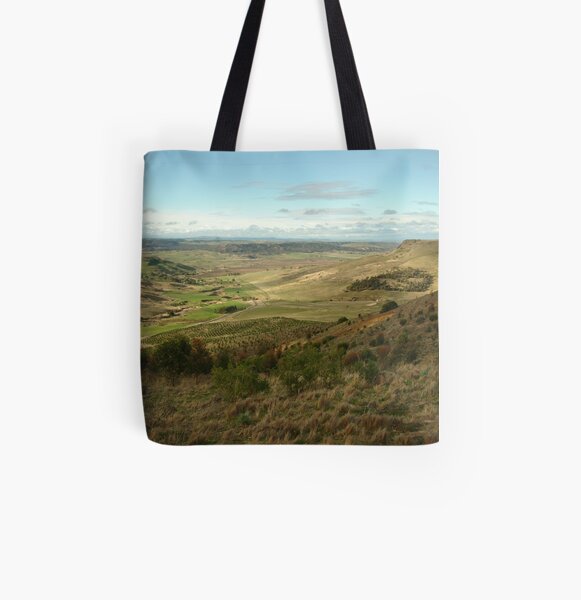Joe Mortelliti Gallery - Rowsley valley, near Bacchus Marsh, Victoria, Australia. All Over Print Tote Bag