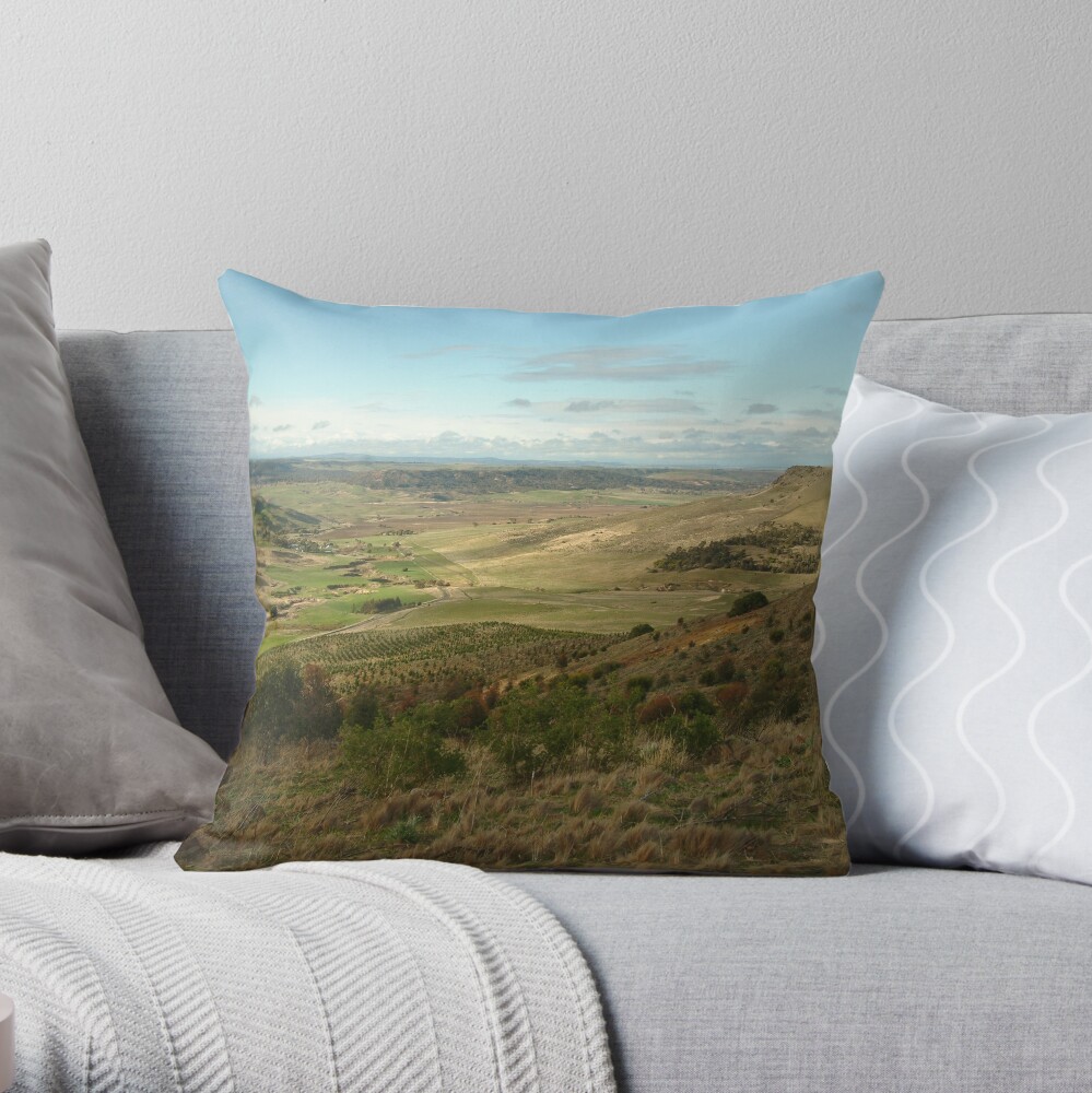 Joe Mortelliti Gallery - Rowsley valley, near Bacchus Marsh, Victoria, Australia. Throw Pillow