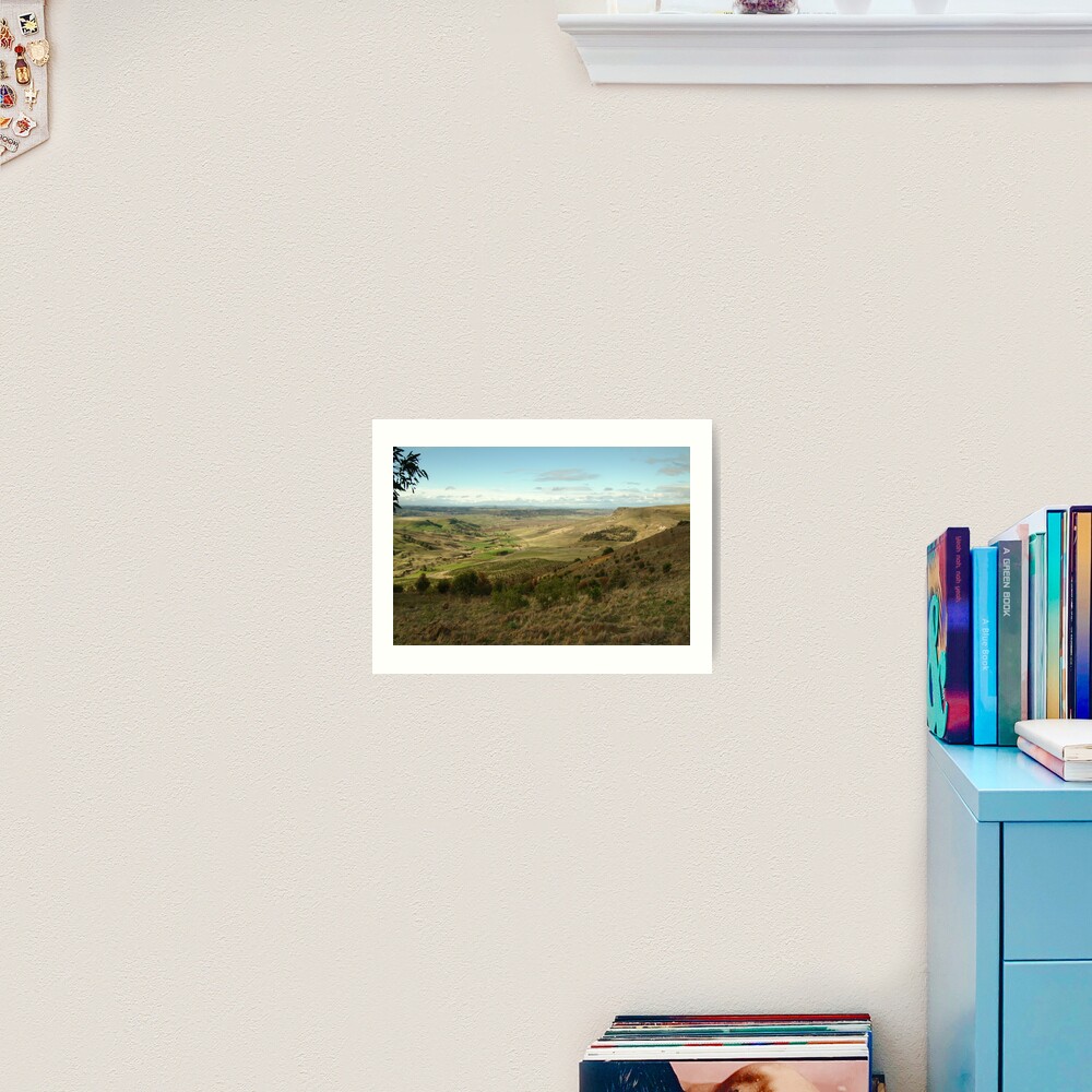 Joe Mortelliti Gallery - Rowsley valley, near Bacchus Marsh, Victoria, Australia. Art Print