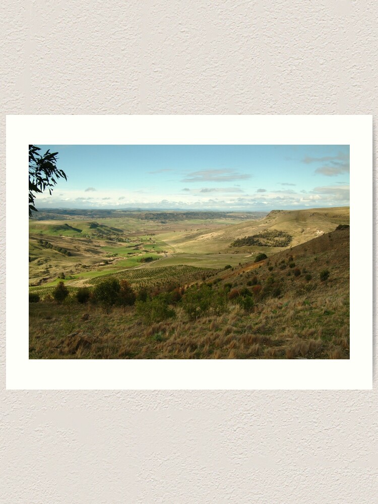 Alternate view of Joe Mortelliti Gallery - Rowsley valley, near Bacchus Marsh, Victoria, Australia. Art Print