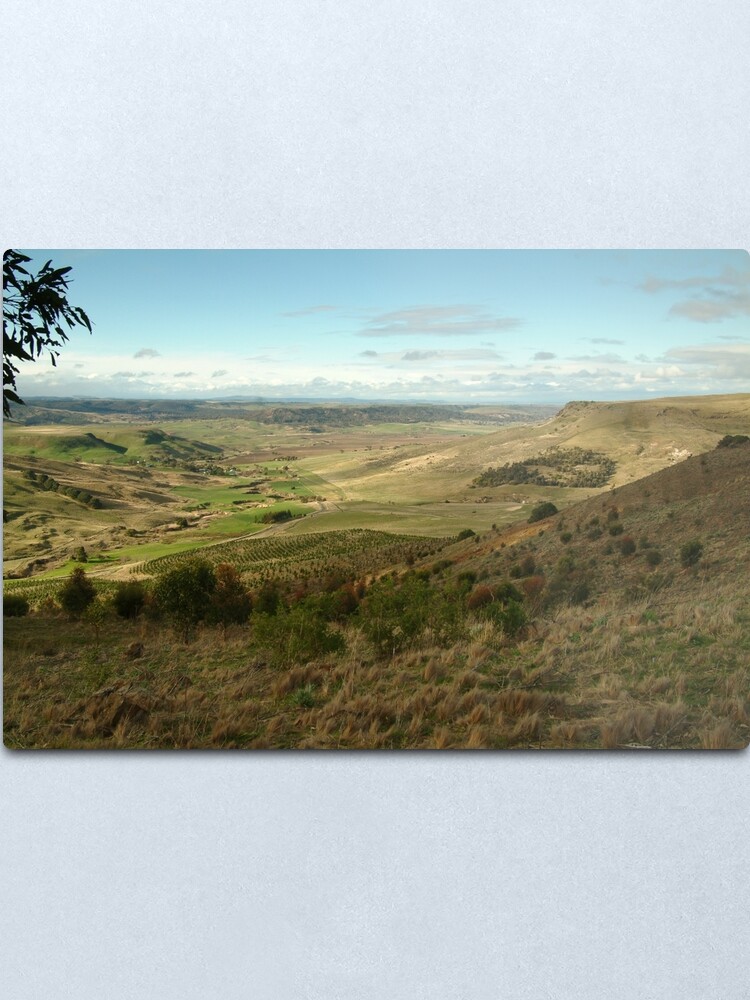 Alternate view of Joe Mortelliti Gallery - Rowsley valley, near Bacchus Marsh, Victoria, Australia. Metal Print