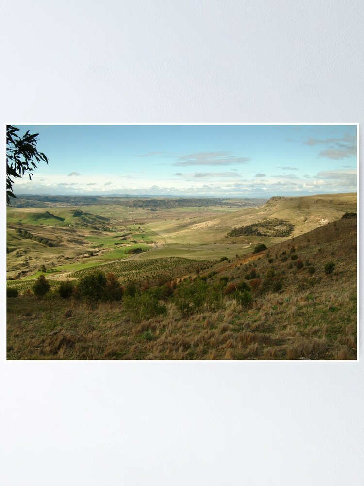 Alternate view of Joe Mortelliti Gallery - Rowsley valley, near Bacchus Marsh, Victoria, Australia. Poster