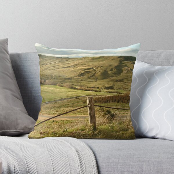 Joe Mortelliti Gallery - Rowsley valley road, near Bacchus Marsh, Victoria, Australia. Throw Pillow
