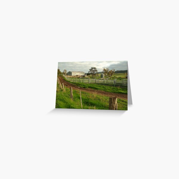 Joe Mortelliti Gallery - Rowsley valley farm, near Bacchus Marsh, Victoria, Australia. Greeting Card