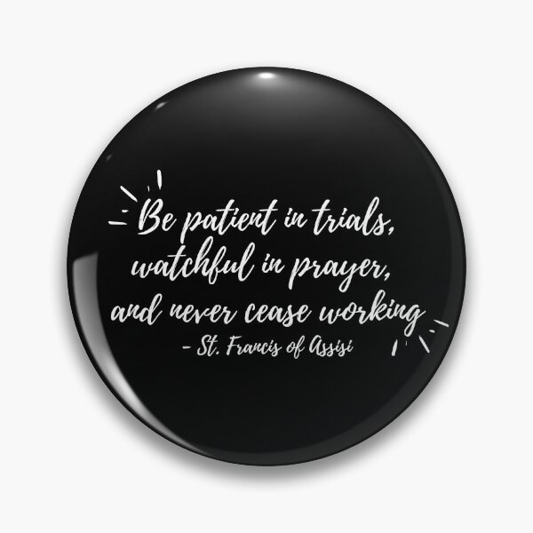 Item preview, Be patient in trials (white text) designed and sold by Grace Feucht.
