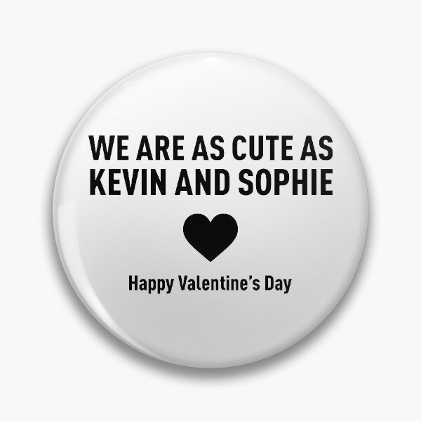 Item preview, We Are As Cute As Kevin And Sophie (Valentine's Day Edition) - Black designed and sold by FilipeFerreira.