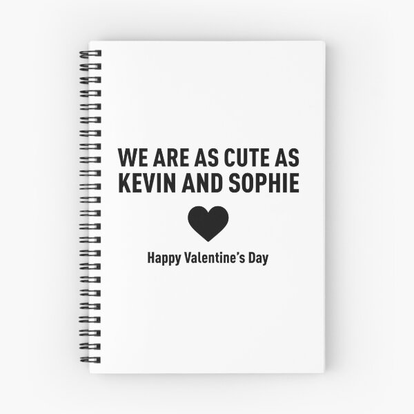 Item preview, We Are As Cute As Kevin And Sophie (Valentine's Day Edition) - Black designed and sold by FilipeFerreira.