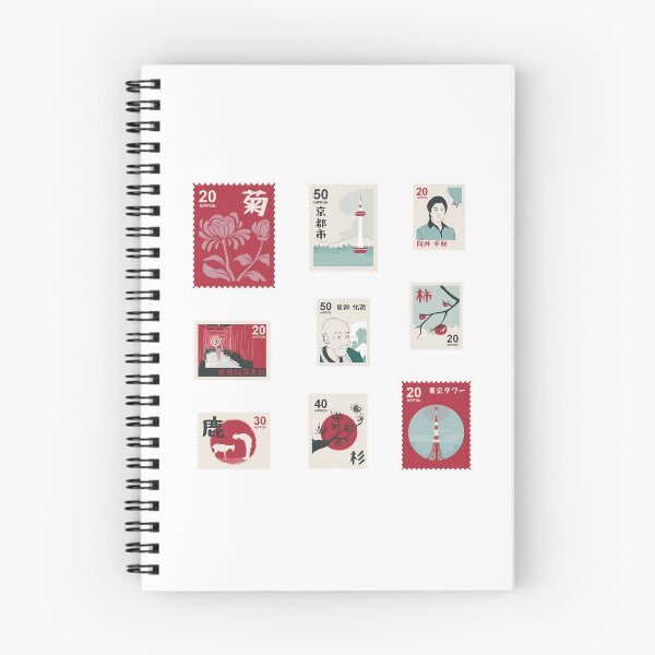 Item preview, Beautiful Japanese Stamps Sticker Pack - White Version designed and sold by yumiso.