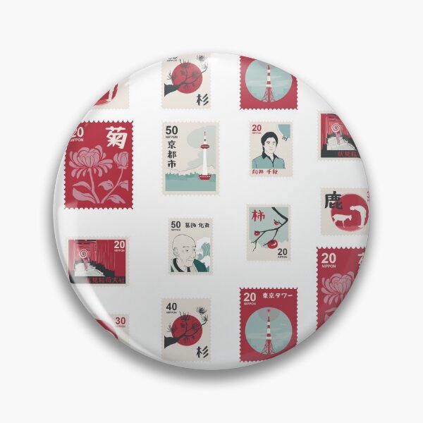 Item preview, Beautiful Japanese Stamps Sticker Pack - White Version designed and sold by yumiso.