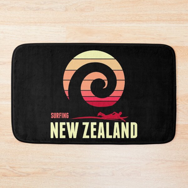 Item preview,  Surf New Zealand  in a retro design designed and sold by Kiwidom.