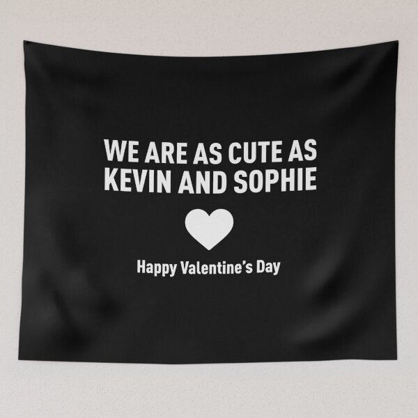 Item preview, We Are As Cute As Kevin And Sophie (Valentine's Day Edition) - White designed and sold by FilipeFerreira.
