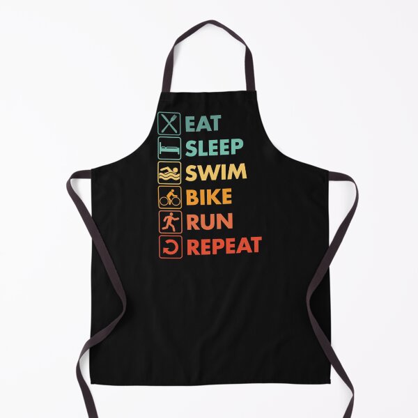 Artikelvorschau, Triathlon Vintage Eat Sleep Swim Bike Run entworfen und verkauft von EstelleStar.