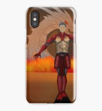 flame warrior (dicipline) one of four designs iPhone Case