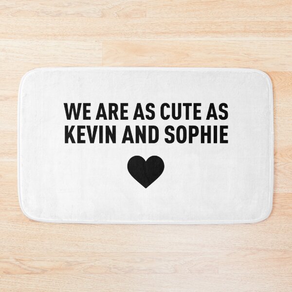 Item preview, We Are As Cute As Kevin And Sophie - Black designed and sold by FilipeFerreira.
