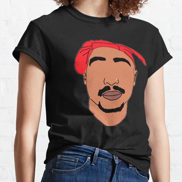 Tupac Face artwork Classic T-Shirt