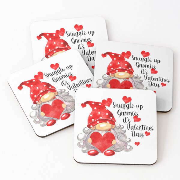 Item preview, Snuggle Up Gnomies it's Valentines Day designed and sold by StickerArtwork.