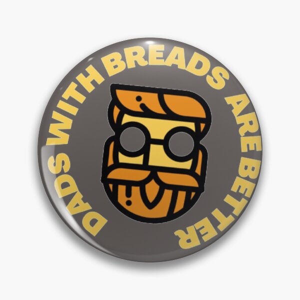 Item preview, "Dads with beards are better" Comic Facial Beard Print designed and sold by JoyforU.