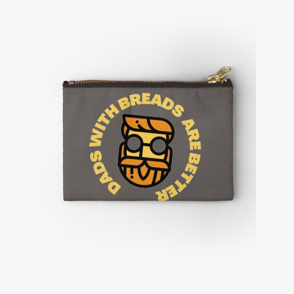Item preview, "Dads with beards are better" Comic Facial Beard Print designed and sold by JoyforU.