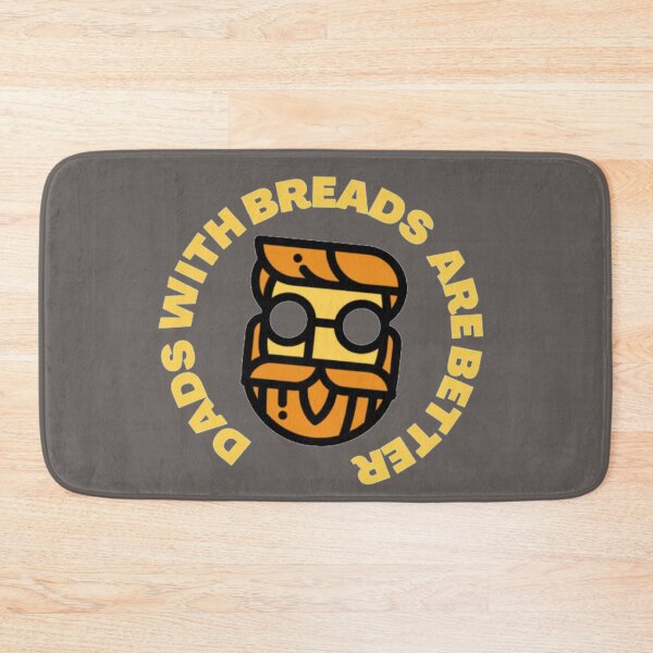 Item preview, "Dads with beards are better" Comic Facial Beard Print designed and sold by JoyforU.
