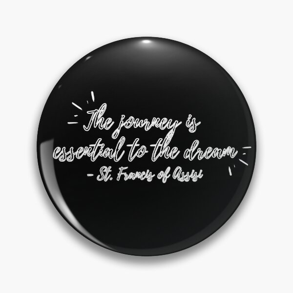 Item preview, The journey is essential to the dream (white hollow text) designed and sold by Grace Feucht.