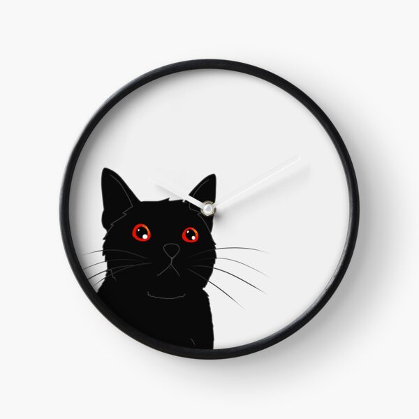 Chatnoir Clocks Redbubble