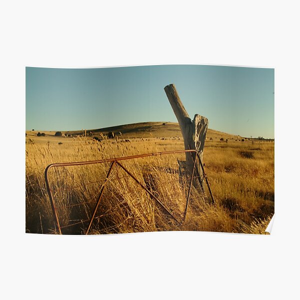 Joe Mortelliti Gallery - Waurbra farm lands, Victoria, Australia. Poster