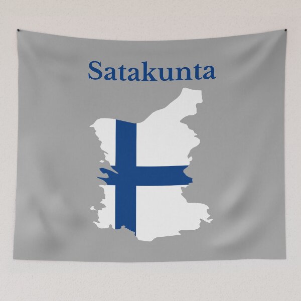 Item preview, Satakunta Region Map, Finland. designed and sold by marosharaf.