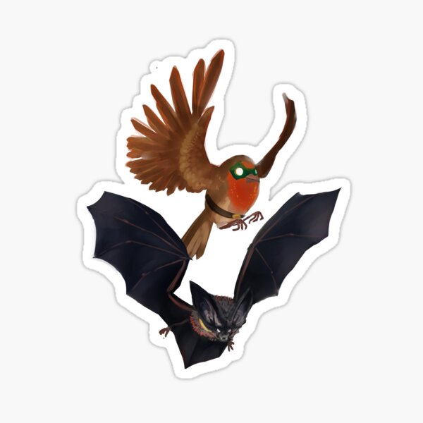 Item preview, Bat (homme) et Robin designed and sold by volatilefortune.